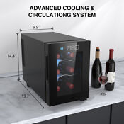Mojgar 19 7 Built In 16l Wine Fridge Beverage Freestanding Cooler Refrigerator