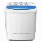 15lbs Compact Semi Automatic Portable Washer Mini Washing Machine Spin Dryer New