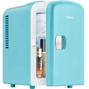 Mini Fridge Small Refrigerator Compact Small 4 L 6 Can Cooler Portable Dorm Home