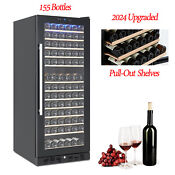 155 Bottle Freestanding Wine Cooler Fridge Refrigerator 41 F 64 F Wine Cellar