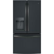 Ge Gfe28gelds 36 Fingerprint Resistant Black Slate French Door Refrigerator