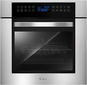 24 In Electric Single Wall Oven Convection With 10 Cooking Functions Deluxe 360