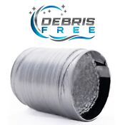 Debris Free Dryer Vent Hose With Flexible Rubber Ring For Easy Installation