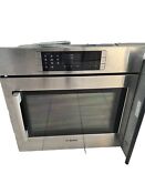 Bosch 30 4 6 Cu Ft Ss Single Electric Benchmark Series Wall Oven Hblp451ruc