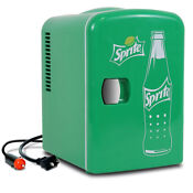 6 Can Mini Fridge Portable 4l Mini Cooler Travel Compact Refrigerator Green