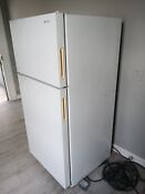 White Apartment Size Refrigerator