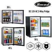 Smeta Truck Mini Rv Fridge Travel Car Refrigerator Ac Dc 12v 110v Portable Home