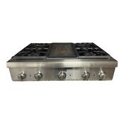 Thermador Professional Series 36 4 Star Sealed Burners Griddle Pcg364gd