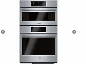 New In Box Bosch 30 In Self Cleaning Convection Microwave Wall Oven Combo