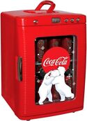 Coca Cola Beverage Display Mini Fridge 28 Can Thermoelectric Cooler Warmer 25 L