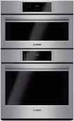 Bosch Benchmark Series Hslp751uc 30 Double Steam Convection Combo Wall Oven Ss