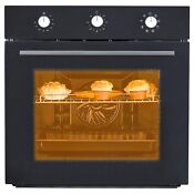 24 Single Wall Oven 240v 3000w 70l Built In Electric Oven 5 Cooking Functions