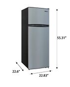 New 7 5 Cu Ft Mini Fridge Freezer Small Apartment Refrigerator Compact Cooler