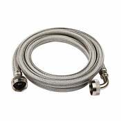 Efield 4 Ft Length Washing Machine Hose With 90 Degree Elbow Hot Or Cold Water