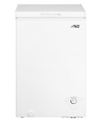 White 3 5 Cu Ft Chest Freezer Adjustable Thermostat Upright Refrigerators 2024