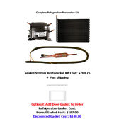 511 532 590 611 632 690 695 Sz Refrigerator Sealed System Restoration Kit