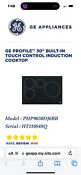 Ge Profile 30 Built In Touch Control Induction Cooktop