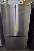 Ge Gne27jymfs 36 Stainless 27 0 Cu Ft French Door Refrigerator Nob 143880