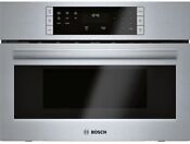 Nib Bosch 500 Series Hmb57152uc 27 Stainless Steel Built In Microwave Oven