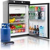 Smad Propane Refrigerator Freezer 3 5 Cu Ft 3 Way Off Grid Camper Fridge