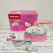 National Hello Kitty Soft Iron Antique Vintage Super Rare Home Appliance Japan