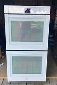 Whirlpool Wod93ec7aw01 27 Gold Series White Double Wall Oven Tested Working 