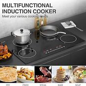 Electric Cooktop Built In 30 Inch 4 Burner Induction Cooktop Touch Screen 220v