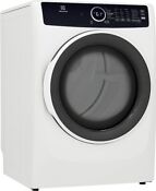 Elctrolux Elfe7437aw 8 0 Cu Ft Stackable Electric Dryer With Steam White