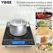 Induction Cooktop Countertop Electric Stove Top Electric Hot Plate Touch 110v Us