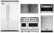 Viking Professional 48 Range And 48 Refrigerator Dishwasher Hood Microwave