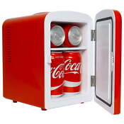 Classic 4l Mini Fridge 6 Can Portable Cooler Personal Travel Refrigerator