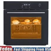 2 5 Cu Ft Single Wall Oven 24 Built In Electric Oven 3000w With Mechanical Knob