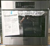 Bosch 800 Series Hbl8453uc 30 Smart Single Electric Wall Oven Stainless Steel