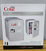 Portable Mini Fridge Diet Coke Coca Cola Refrigerator Car Home 12v 110v Cooler