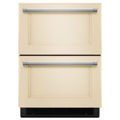Kitchenaid 24 Panel Ready Double Refrigerator Drawer Kudr204epa