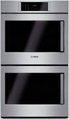 Bosch Benchmark 30 4 6 Cu Ft 14 Mode Ss Double Electric Wall Oven Hblp651luc
