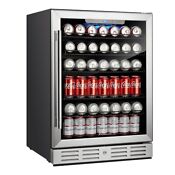 Kalamera Built In Refrigerator 175 Cans 12oz Convertible Beverage Wine Cooler