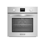 Empava 24 Inch 2 3 Cu Ft Single Propane Gas Wall Oven In Stainless Steel