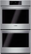Bosch 800 Series Hbl8651uc 30 Double Electric Convection Wall Oven Excellent