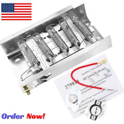 279838 Dryer Heating Element And 279816 Thermostat Combo Pack For Whirlpool Usa