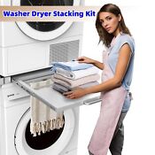 Adjustable Washer Stacking Bracket With Ratchet Strap For Stackable Washer Dryer