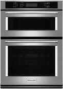 Kitchenaid Koce500ess 30 Inch Combination Electric Wall Oven 6 4 Cu Ft St St