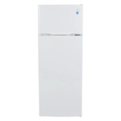 7 3 Cu Ft White Avanti Refrigerator Top Freezer Apartment Game Room Garage