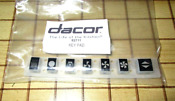 Dacor Raised Vent Keypad 82711 756162