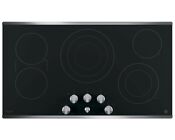 Ge Profile 36 W 5 Element Electric Cooktop W Tri Ring Element Pp7036sjss New