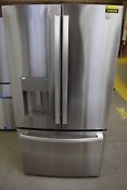Ge Gfe26jymfs 36 Stainless 25 7 Cu Ft French Door Refrigerator Asis 144358