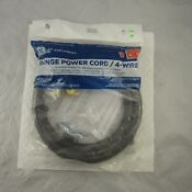 Ge Range Power Cord 4 Wire 4 Foot 4 Wire 40amp Universal Wx09x10035