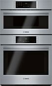 Bosch 800 Series Hbl8753uc 30 Stainless Steel Smart Combination Speed Wall Oven