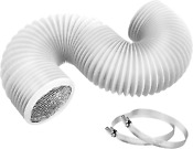 Flexible Insulated 4 Inch X 8ft Dryer Vent Hose With Pvc Aluminum Construction