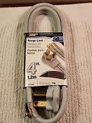 Range Cord Power Zone 4 Ft 50 Amp 3 Prong 459 2697 New Stove Power Cord